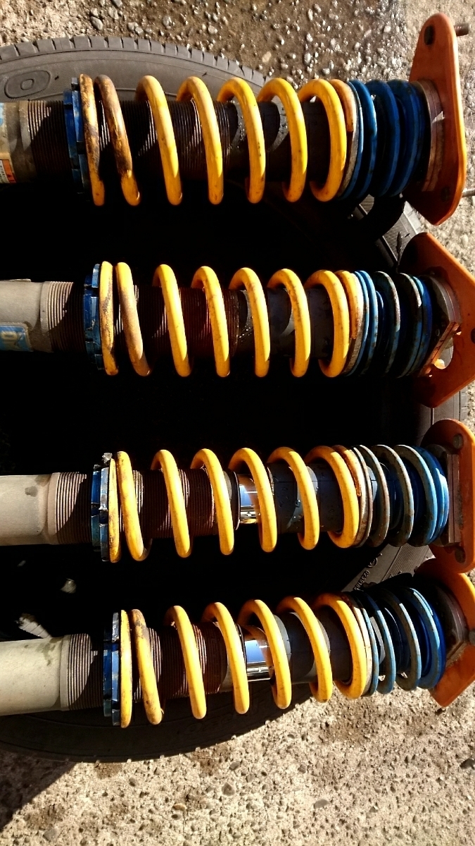 斯巴魯翼豹WRX STI(GC 8)奧爾良懸架兒童枕頭上部車高度秒針(檢查)GDB GC 8 STI 原文:スバルインプレッサWRX STI(GC8)オーリンズサスペンションキッドピロアッパー車高調中古(検)GDB GC8 STI