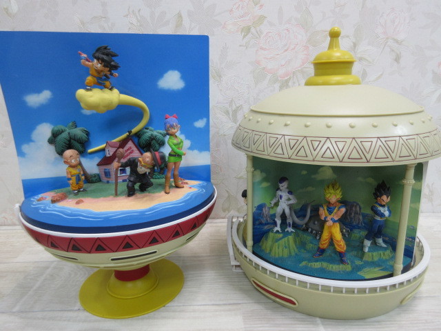 二手【615·14】龍珠DVD購買優惠西洋雕像卡琳塔寺+龍毒NO.1.2 + freeza宇宙飛船豪華套裝4分 原文:used【ひ615・14】ドラゴンボール DVD購入特典 ジオラマフィギュア カリン塔型神殿+龍珠NO1.2+フリーザ宇宙船豪華セット 4点