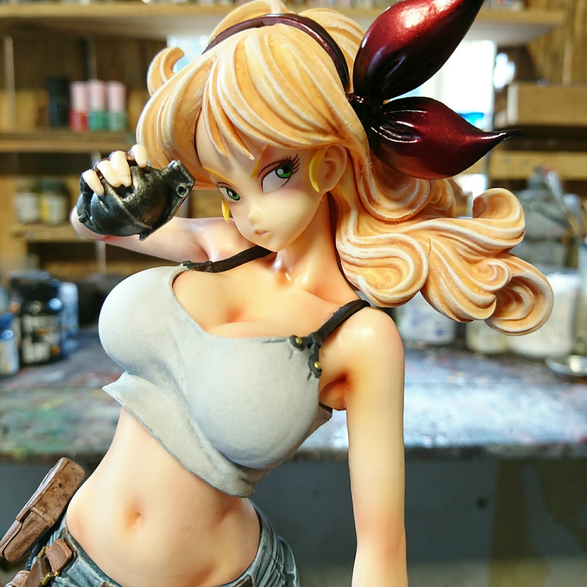 午餐重拍/龍珠/ GLLITER&GLAMOURS / PVC圖/定製油漆/ DRAGONBALL 原文:ランチ リペイント/ドラゴンボール/GLLITER&GLAMOURS/フィギュア/カスタムペイント/DRAGONBALL