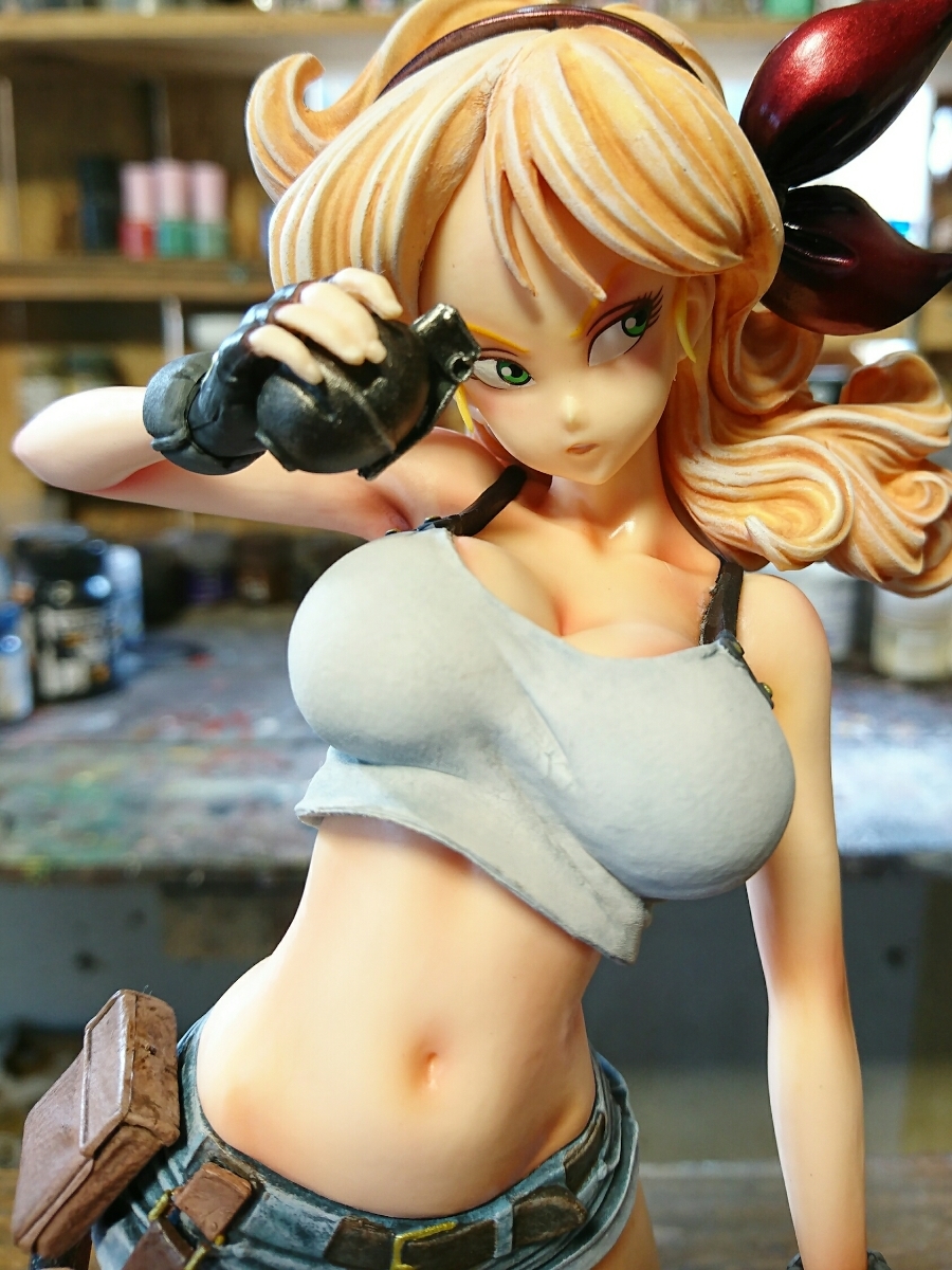 午餐重拍/龍珠/ GLLITER&GLAMOURS / PVC圖/定製油漆/ DRAGONBALL 原文:ランチ リペイント/ドラゴンボール/GLLITER&GLAMOURS/フィギュア/カスタムペイント/DRAGONBALL