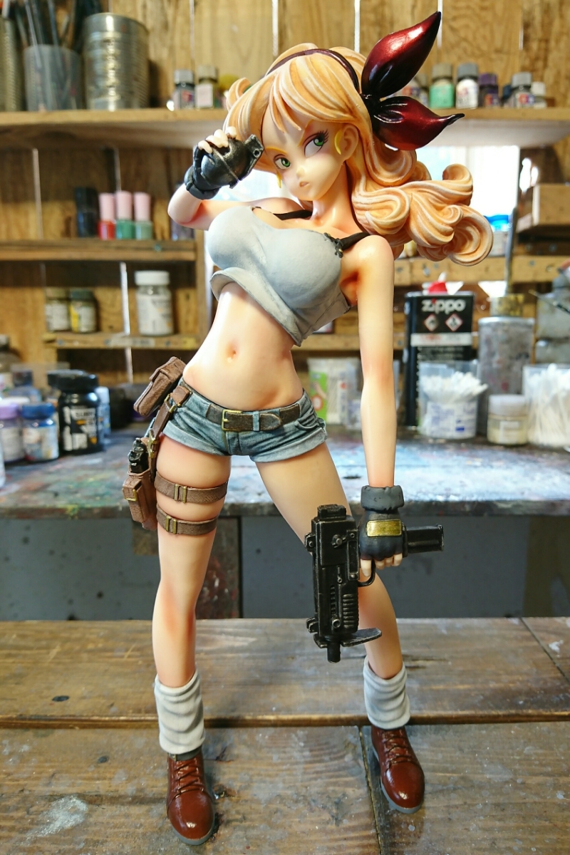 午餐重拍/龍珠/ GLLITER&GLAMOURS / PVC圖/定製油漆/ DRAGONBALL 原文:ランチ リペイント/ドラゴンボール/GLLITER&GLAMOURS/フィギュア/カスタムペイント/DRAGONBALL