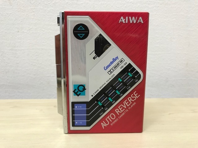 AIWA■愛華CassetteBay卡帶男孩HS-G9紅色垃圾！    原文:AIWA■アイワ CassetteBay カセットボーイ HS-G9 赤 ジャンク！