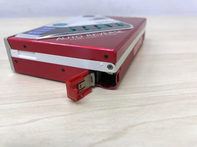 AIWA■愛華CassetteBay卡帶男孩HS-G9紅色垃圾！    原文:AIWA■アイワ CassetteBay カセットボーイ HS-G9 赤 ジャンク！