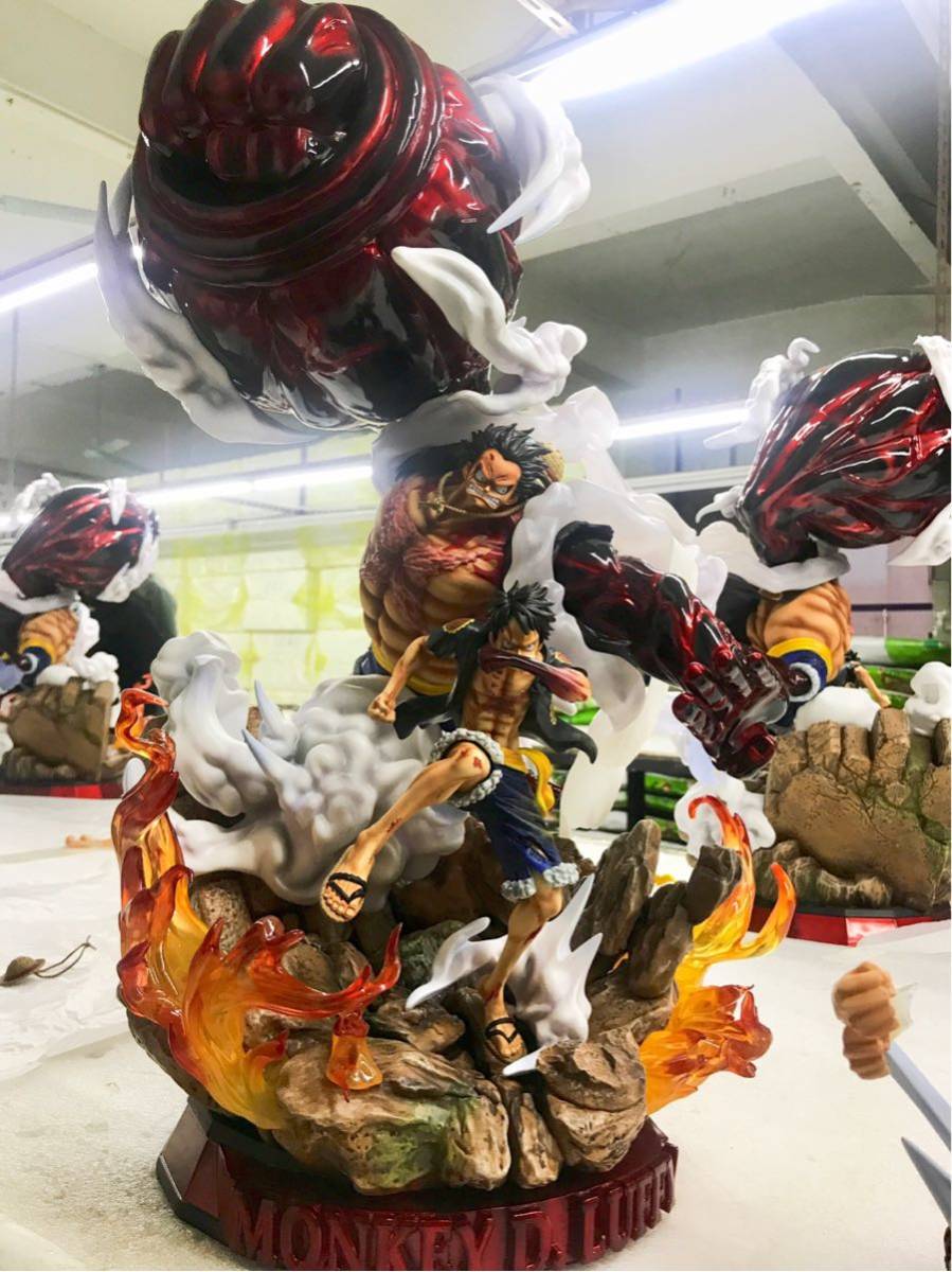 原文:【新品未開封】ワンピース フィギュア ギア4 ルフィ ガトリング 幻影メーカー正規品 シリアルナンバー付き 検索:リペイント改造 一品物