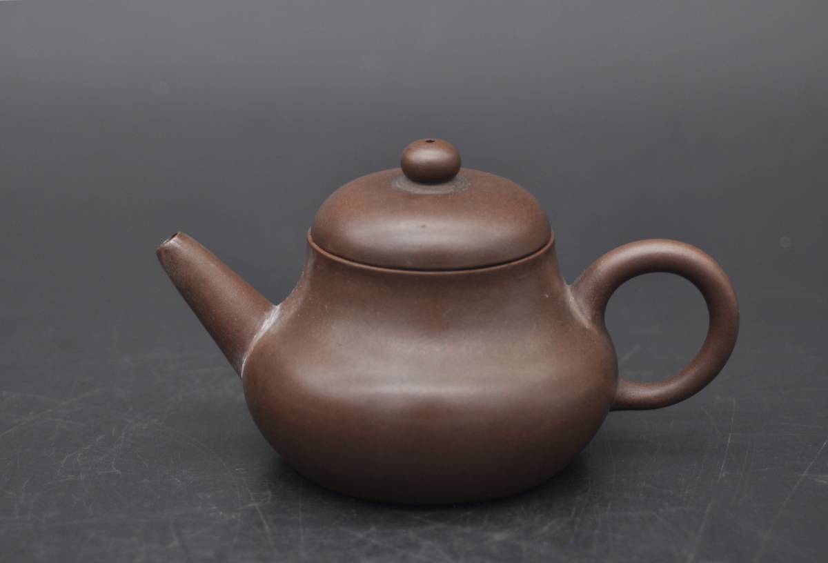     原文:萬豊順記 朱泥茶銚 紫砂 急須 一対 共箱 中国古玩 時代唐物 茶道具 YK18048