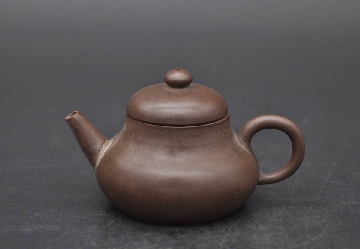     原文:萬豊順記 朱泥茶銚 紫砂 急須 一対 共箱 中国古玩 時代唐物 茶道具 YK18048