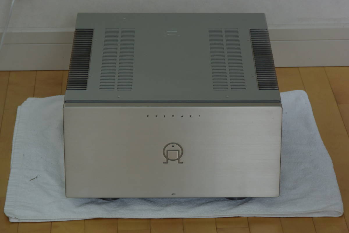     原文:大幅値下げ・競札に変更！ PRIMARE(プライマー) A32 現行品 デュアルモノ・ステレオ・パワーアンプ フロント：チタン 極上・美品