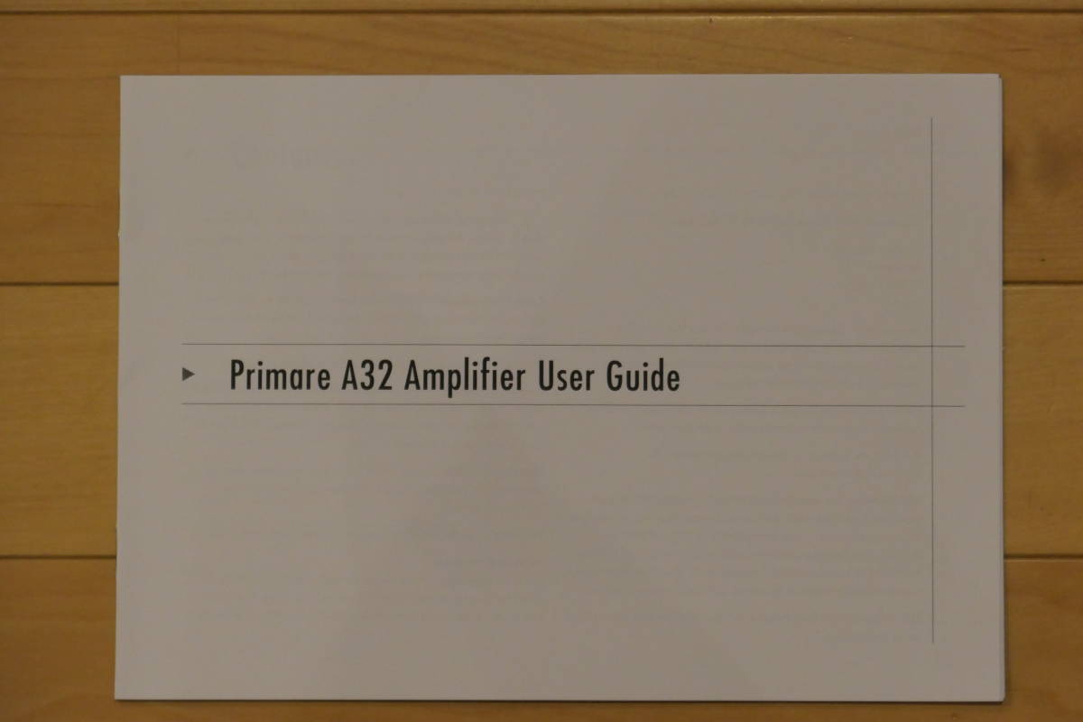     原文:大幅値下げ・競札に変更！ PRIMARE(プライマー) A32 現行品 デュアルモノ・ステレオ・パワーアンプ フロント：チタン 極上・美品
