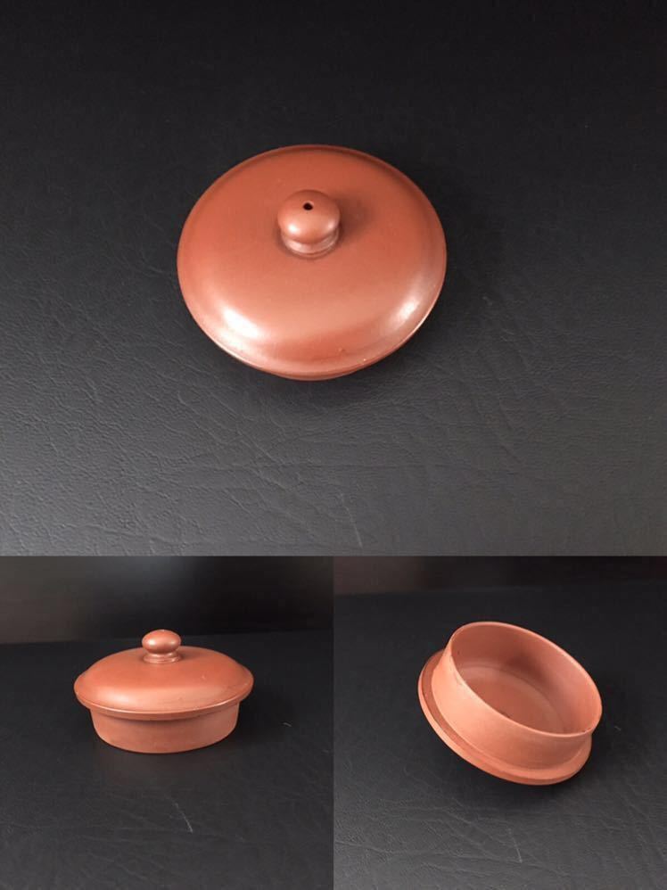 原文:【鳳】中国 宜興紫砂 朱泥 急須 茶壺 在銘 唐物 古玩 時代物 単穴