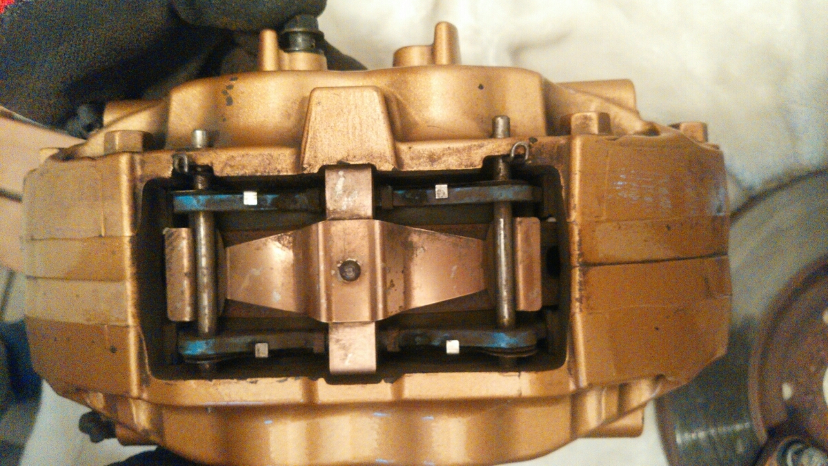     原文:インプレッサ　GDB F型 純正フロントブレーキ　ブレンボ　キャリパー ローター