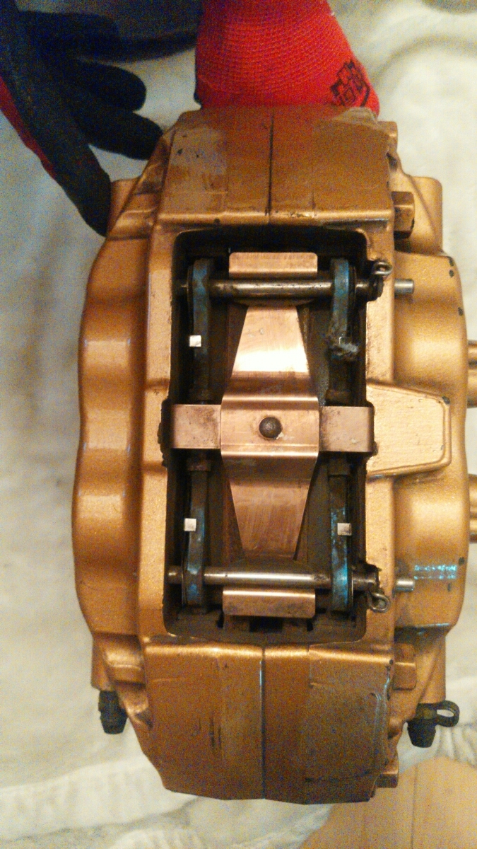     原文:インプレッサ　GDB F型 純正フロントブレーキ　ブレンボ　キャリパー ローター