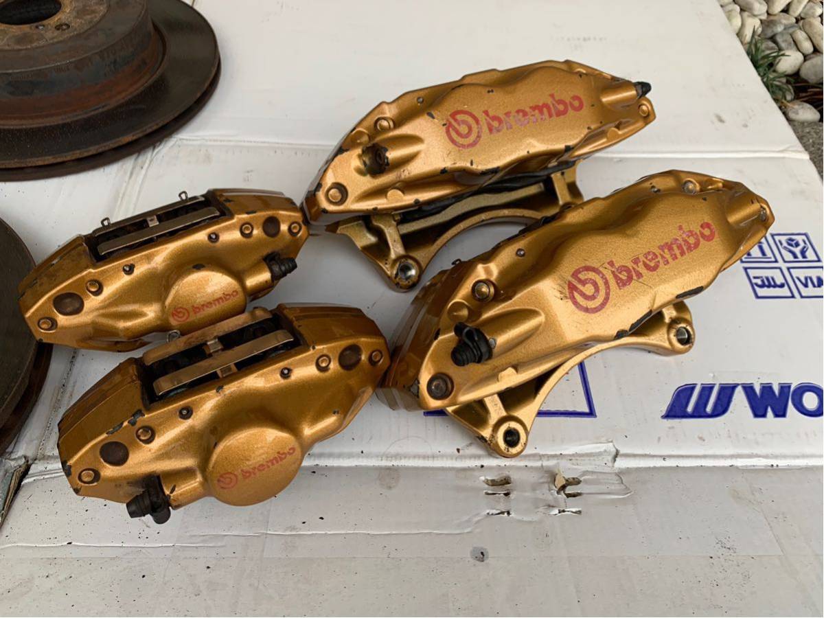 原文:インプレッサ GDB D型 STI ブレンボキャリパー前後セット 4POT.2POT