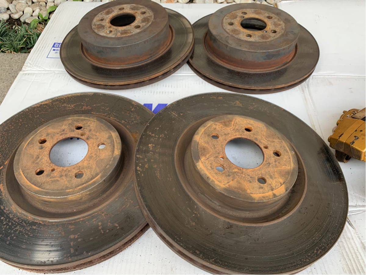 原文:インプレッサ GDB D型 STI ブレンボキャリパー前後セット 4POT.2POT