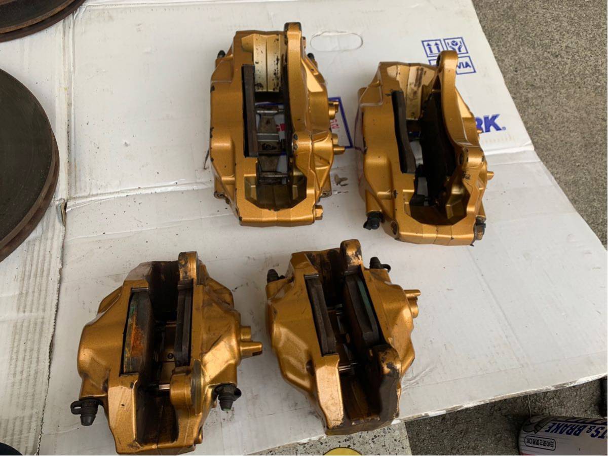 原文:インプレッサ GDB D型 STI ブレンボキャリパー前後セット 4POT.2POT