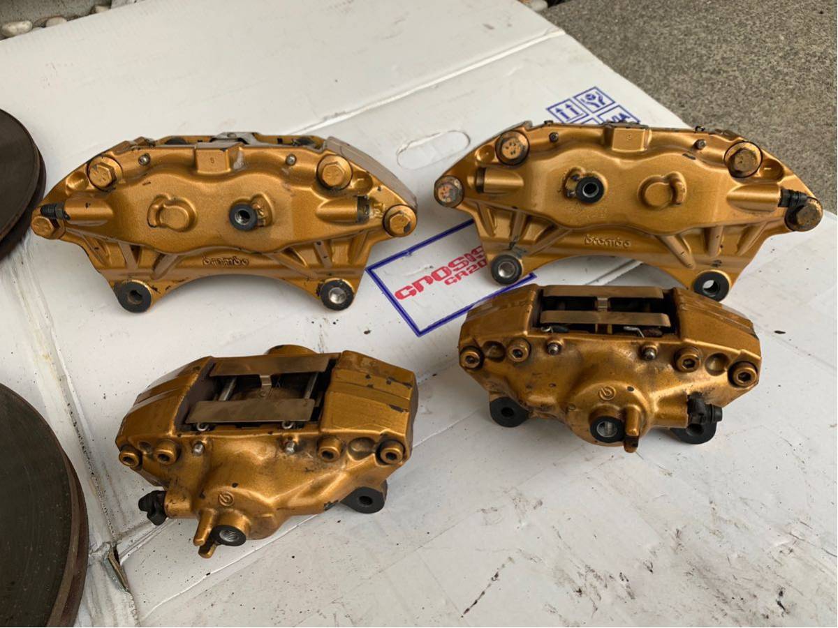 原文:インプレッサ GDB D型 STI ブレンボキャリパー前後セット 4POT.2POT