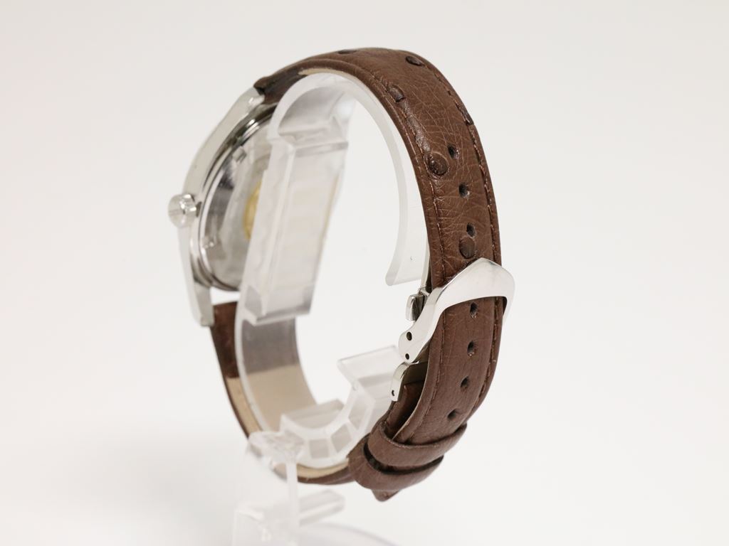     原文:正規【グラウンドセイコー】GS　5722-9990 　手巻き　ダイアショック　獅子メダリオン付き　シルバー　アンティーク　メンズ腕時計　レ651