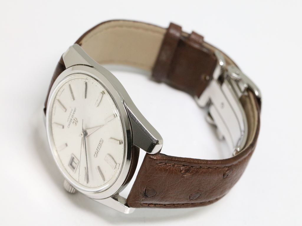     原文:正規【グラウンドセイコー】GS　5722-9990 　手巻き　ダイアショック　獅子メダリオン付き　シルバー　アンティーク　メンズ腕時計　レ651