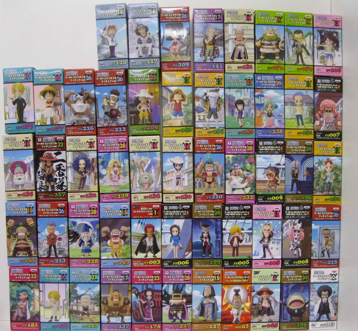     原文:ワンピース ワールドコレクタブル フィギュア 大量処分 ワーコレ ONE PIECE 開封 まとめ売り 中古 184体 ルフィ ゾロ エース ナミ ボア