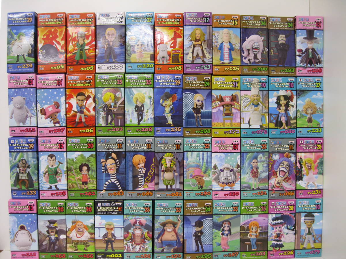     原文:ワンピース ワールドコレクタブル フィギュア 大量処分 ワーコレ ONE PIECE 開封 まとめ売り 中古 184体 ルフィ ゾロ エース ナミ ボア