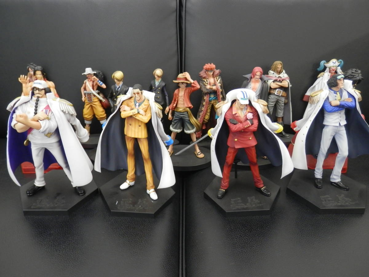     原文:☆1円～☆ワンピース フィギュア 開封品 15体セット まとめ売り one－piece 正義☆