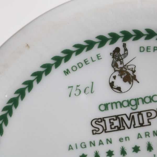 ★SEMPE(サンペ)ナポレオン 王冠ボトル 750ml 陶器 重量1192g ※キャップ注意 O9A1350