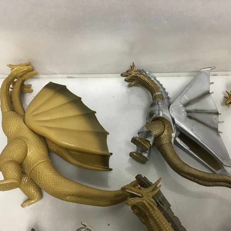 訳あり バンダイ ソフビ フィギュア メカゴジラ キングギドラ メカキングギドラ メガギラス