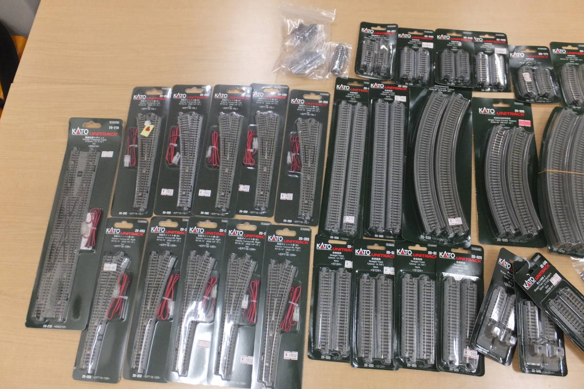 ▲1円~ Nゲージ KATO 鉄道模型 コントローラー レール 線路 ストラクチャー 等 まとめ 大量 セット ジャンク