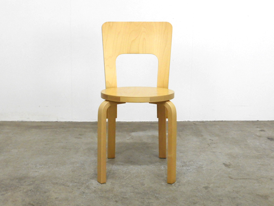 アルヴァ・アアルト artek “CHAIR 66” バーチ材 a4.3万/aalto アルテック ヤマギワ コンラン アクタス イデー ウェグナー ヤコブセン