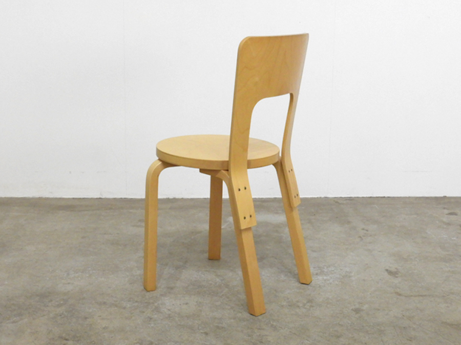 アルヴァ・アアルト artek “CHAIR 66” バーチ材 a4.3万/aalto アルテック ヤマギワ コンラン アクタス イデー ウェグナー ヤコブセン