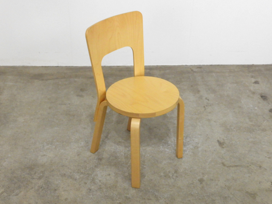 アルヴァ・アアルト artek “CHAIR 66” バーチ材 a4.3万/aalto アルテック ヤマギワ コンラン アクタス イデー ウェグナー ヤコブセン