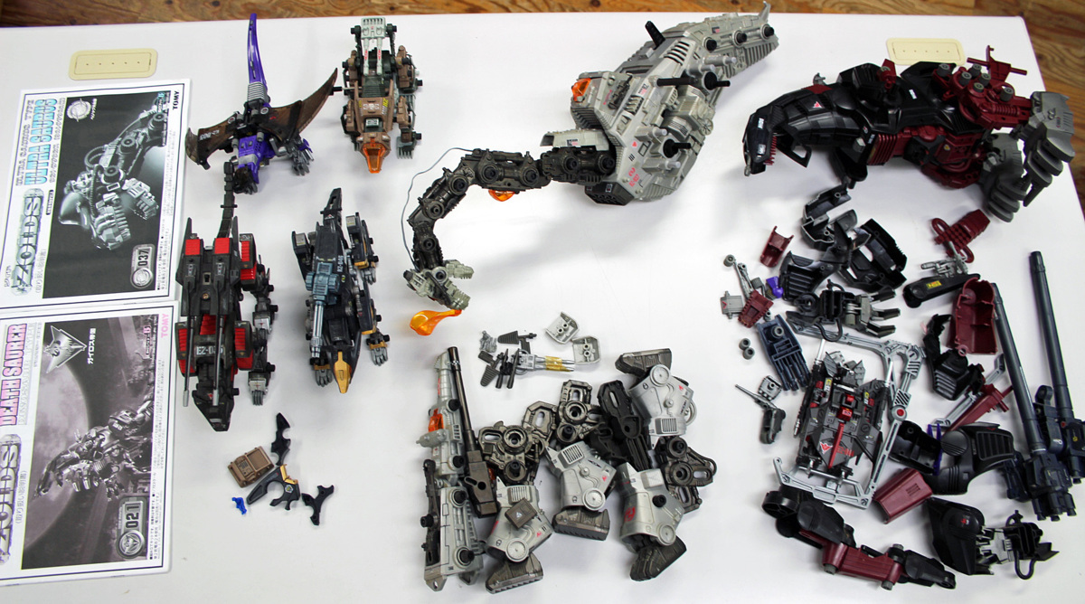 ◇ジャンク品◇ゾイド ZOIDS まとめて ウルトラザウルス へリック共和国/デスザウラー ガイロス帝国 他 TOMY トミー ※汚れ多数あり