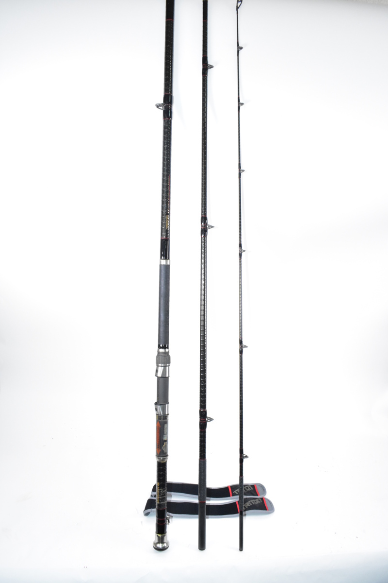 ☆希少! SHIMANO/シマノ 船竿 トライトン 100-360 かかり釣り ロッド 3本継 釣竿 TRITON 3509-TT