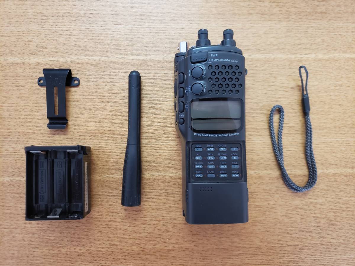 KENWOOD 144/430MHz デュアルバンダー TH-78