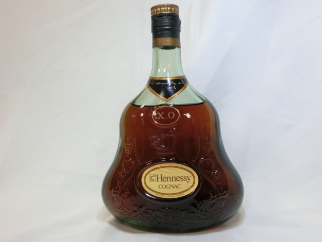 【古酒】ヘネシー Hennessy エクストラオールド XO グリーンボトル 金キャップ ブランデー コニャック 700ml 難あり【未開封】【sk139】