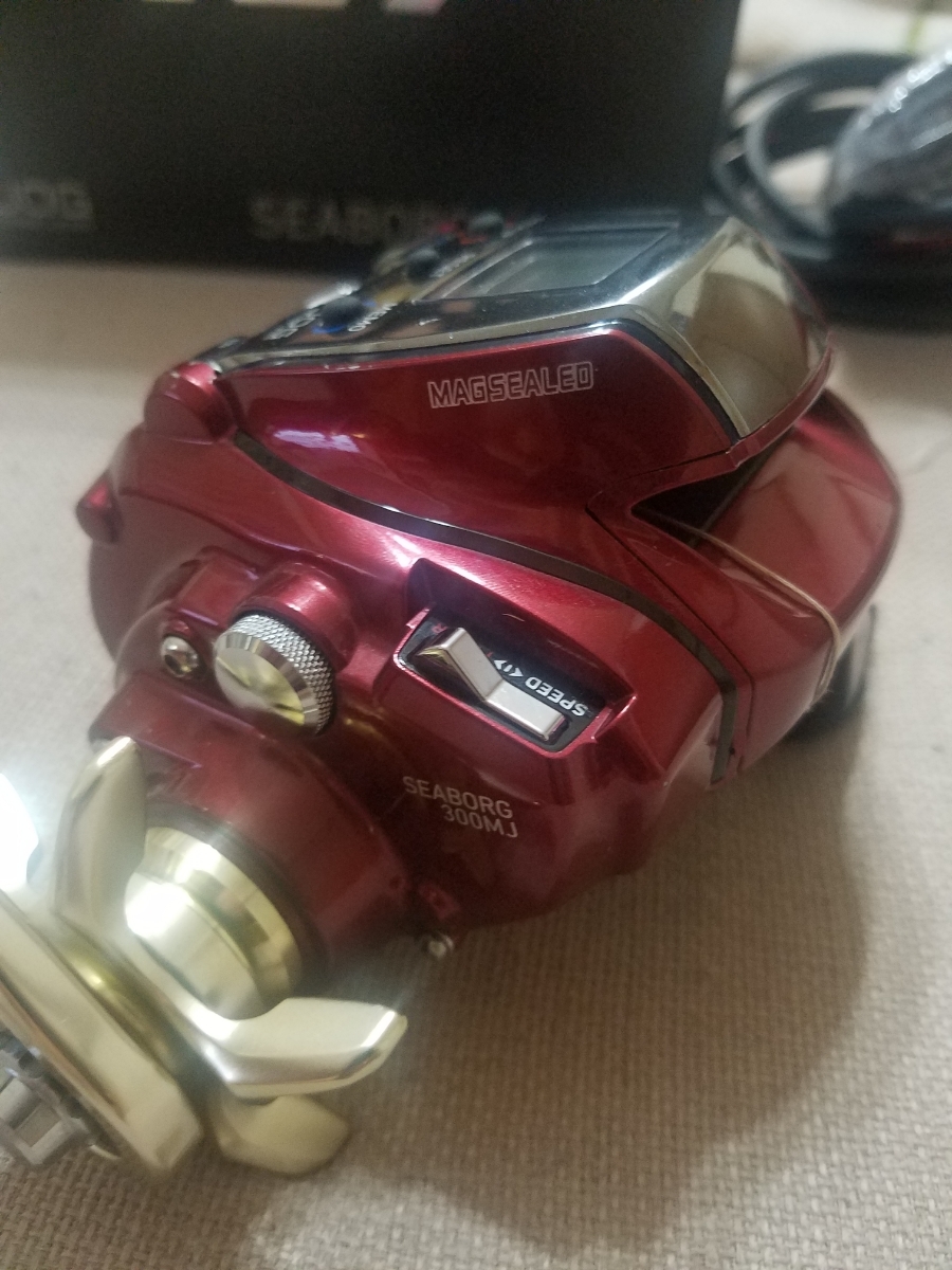 1円~DAIWA ☆SEABORG シーボー 300MT メガツイン 泳がせ 剛樹 リチウムバッテリー チェルマーレ ライト1000 150 500 アリゲーター100