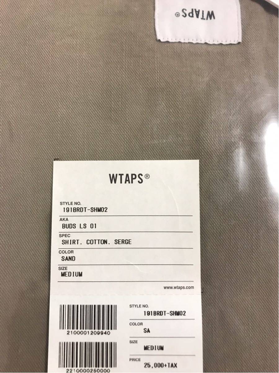新品未使用1円スタート最落なし売り切り WTAPS BUDS LS 01 19ss LEAGUE jungle descendant GIP TET