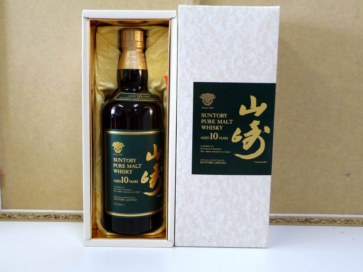 k7006 箱付 SUNTORY サントリー ウイスキー 山崎 10年 PURE MALT WHISKY 700ml 40% 古酒 未開栓