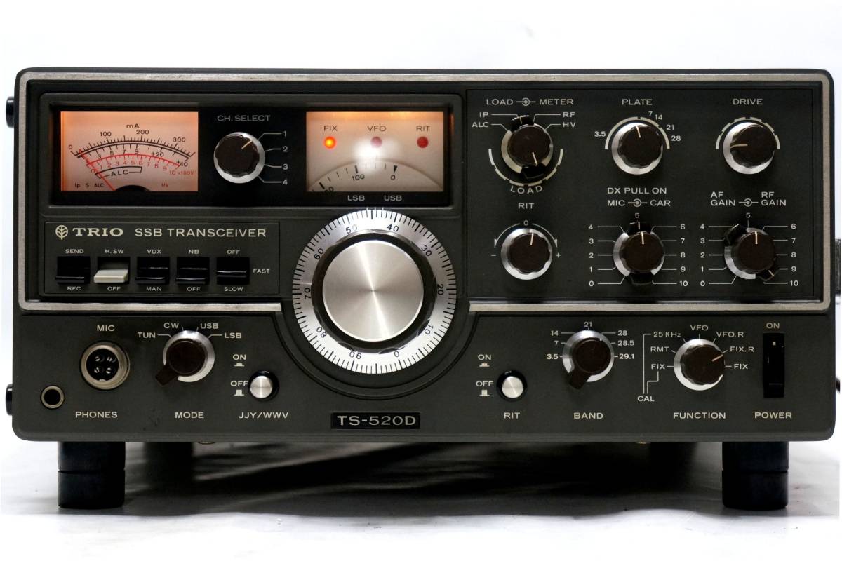 ◆◇TORIO TS-520D HF機 SSB 真空管 無線機 通電可/福◇◆
