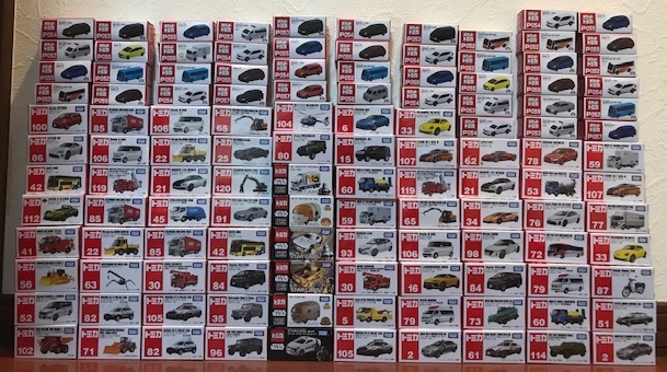トミカ 豪華大量セット 122台 スターウォース6台込み ポケットトミカ警察署付き 全て新品! 未開封!