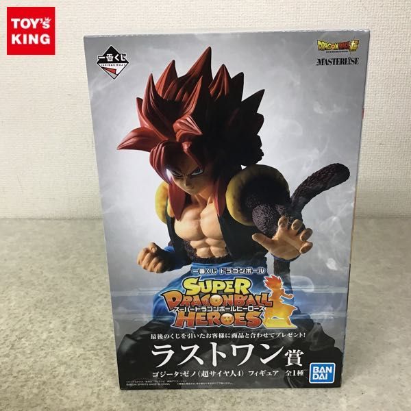 未開封 バンダイ 一番くじ ドラゴンボール スーパードラゴンボールヒーローズ ラストワン賞 ゴジータ :ゼノ(超サイヤ人4)フィギュア