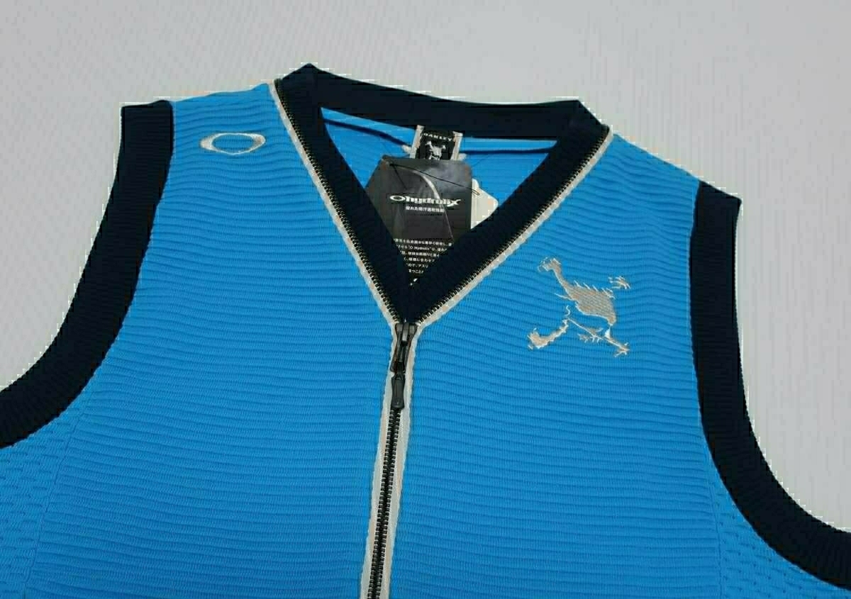 M/オークリー(OAKLEY) Skull Zip Sweater Vest スカル ジップ セーター ベスト/461591JP-61D