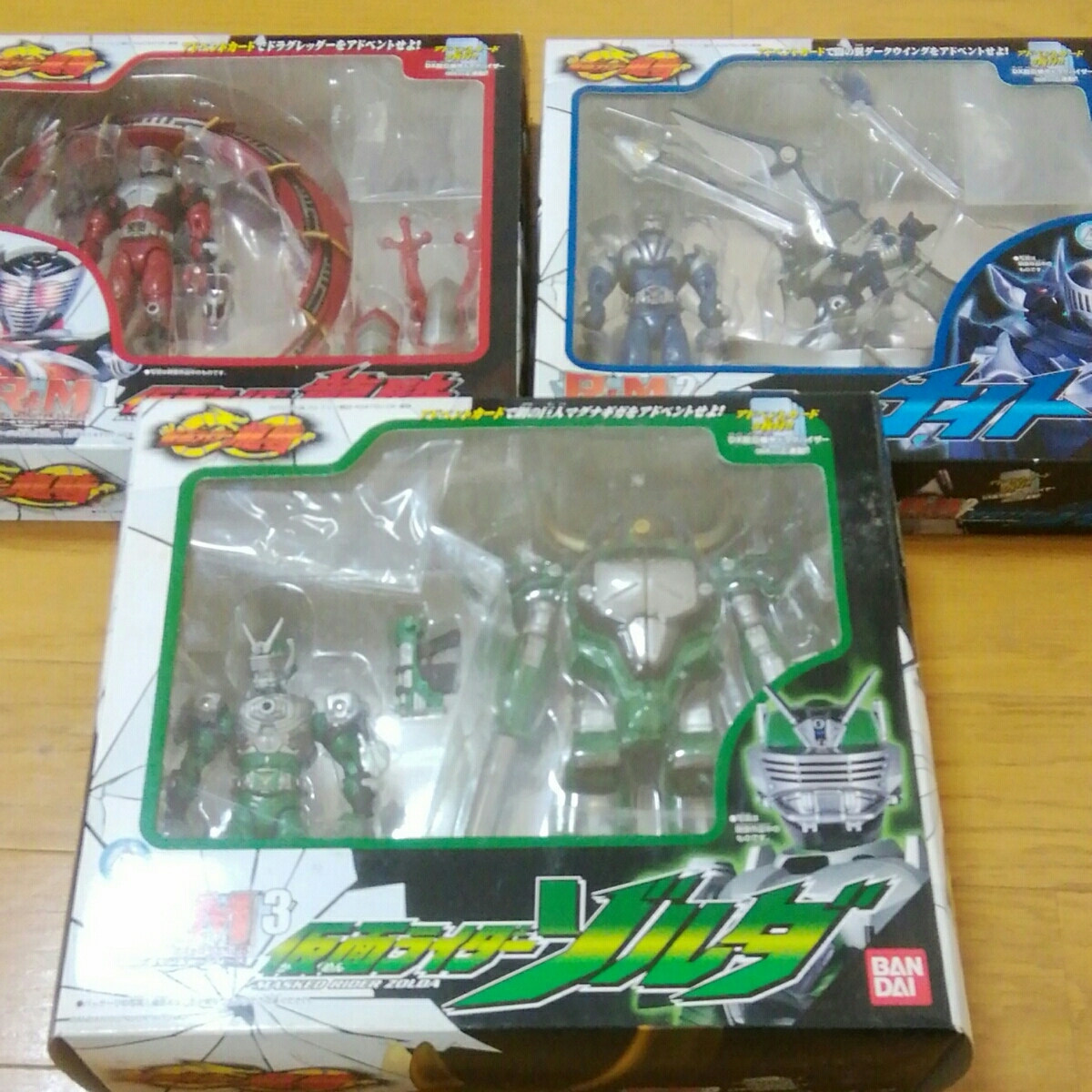 \1000スタートまとめ処分!バンダイ仮面ライダー龍騎R&Mシリーズ、ポピニカ、ヒーローシリーズソフビ等玩具20点(開封済み未使用品)