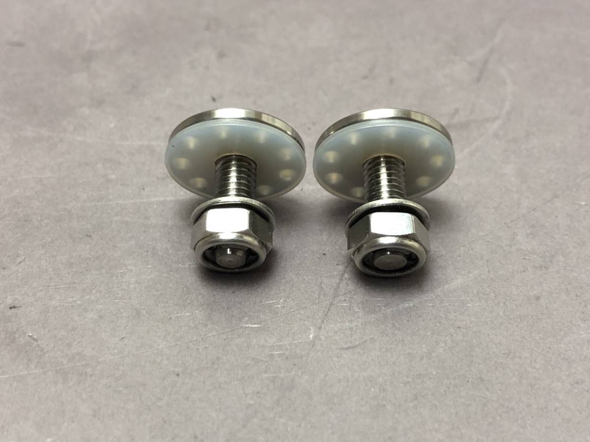 H14 売切り! 極上 汎用 モトコルセ チタン ライセンスプレート ボルトセット ナンバープレート ボルト M6×15mm
