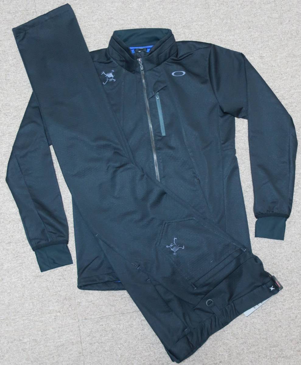 M / OAKLEY GOLF(オークリー ゴルフ) Skull Bonded Wind Jacket 3D Pants スカル セットアップ上下セット /412636JP 422505JP-02E