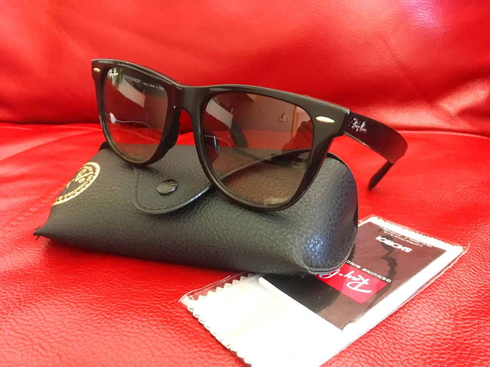 【送料込み/美品】Rayban レイバン/サングラス/ブラックカラー/ RB2140F 901/32/グラデーション